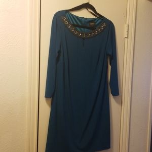Teal dress